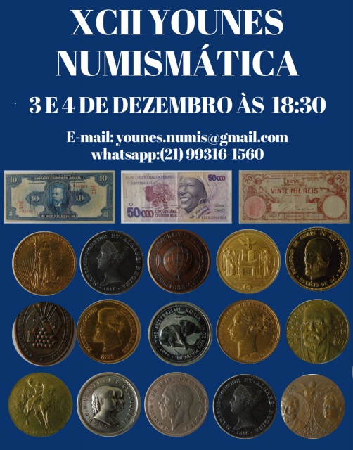 XCII LEILÃO YOUNES NUMISMÁTICA