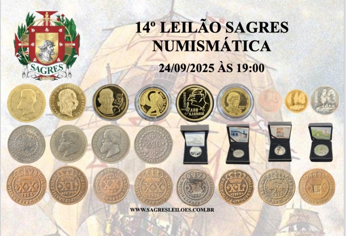 14º LEILÃO SAGRES NUMISMÁTICA