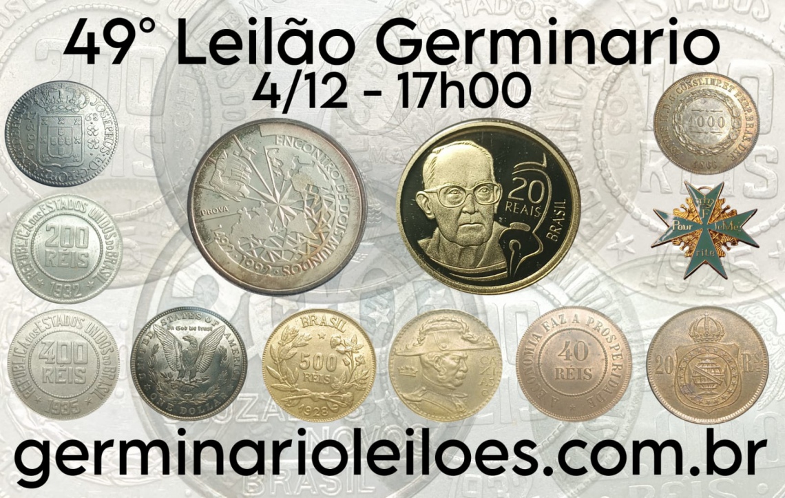 49º Leilão Germinário de Numismática, Multicolecionismo e Variedades.