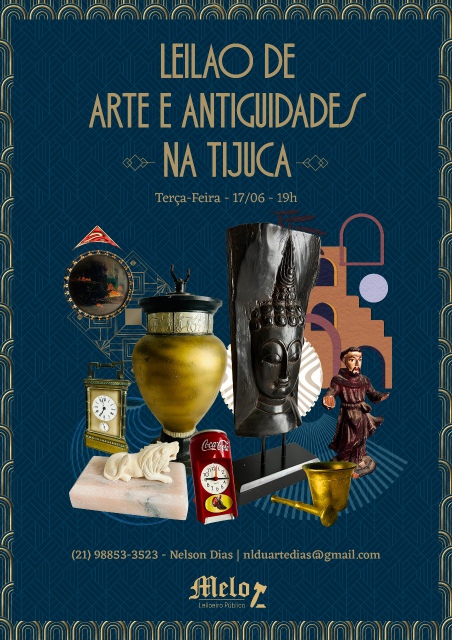 LEILÃO DE ARTE E ANTIGUIDADES NA TIJUCA - Março 2025