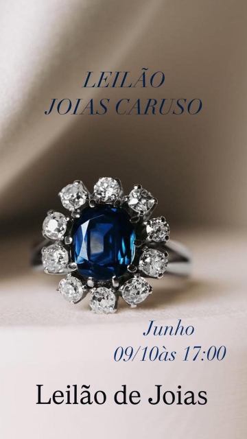 127º LEILÃO JOIAS CARUSO - JOIAS EM OURO 18 K E PRATA 925 (VERDE)
