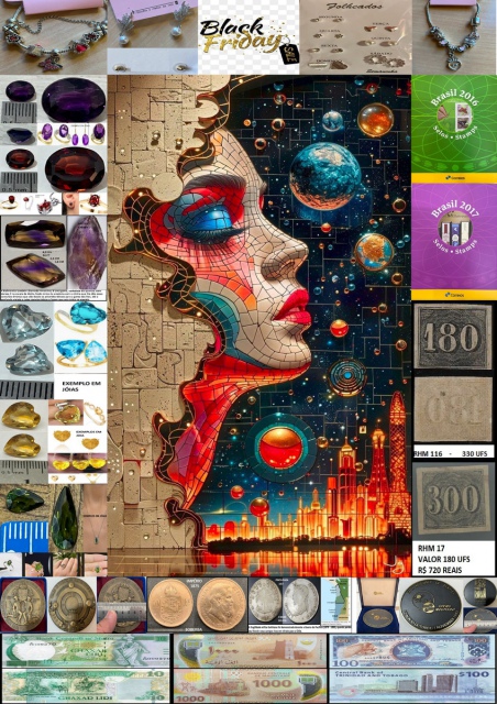 139º LEILÃO UNIVERSO DAS COLEÇÕES - NUMISMÁTICA, FILATELIA, PEDRAS BRUTAS E PRECIOSAS!