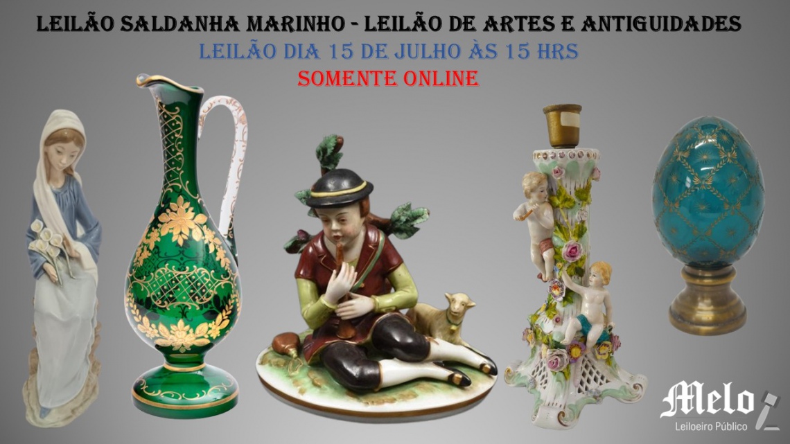 Leilão Saldanha Marinho - Leilão de Artes e Antiguidades
