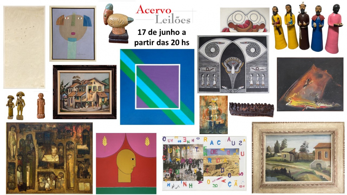 LEILÃO DE ARTES PLÁSTICAS E ARTE POPULAR - 17/07/2025