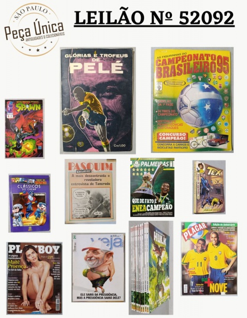 LEILÃO DE H.Qs.- FUTEBOL - REVISTAS - TEX - ALBUNS FUTEBOL- FORMATINHO