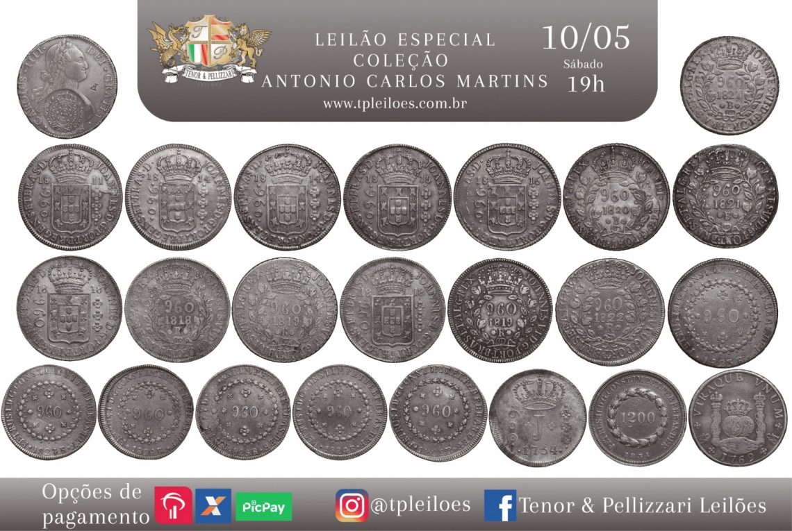 LEILÃO ESPECIAL - COLEÇÃO ANTONIO CARLOS MARTINS