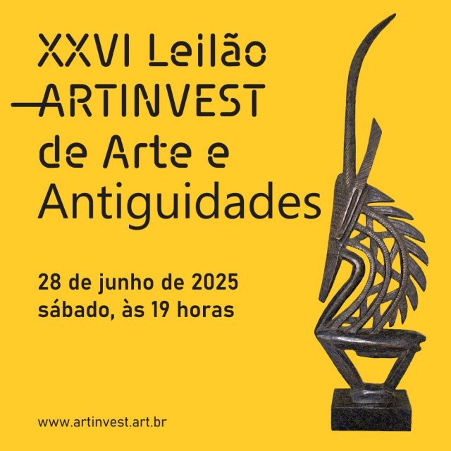 XXVI LEILÃO ARTINVEST DE ARTE E ANTIGUIDADES