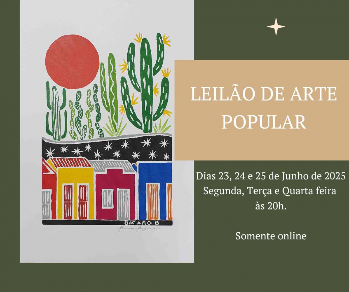 LEILÃO DE ARTE POPULAR