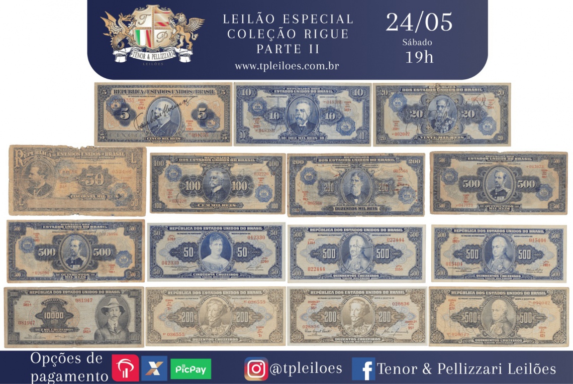 Leilão Especial - Coleção Rigue - Parte II