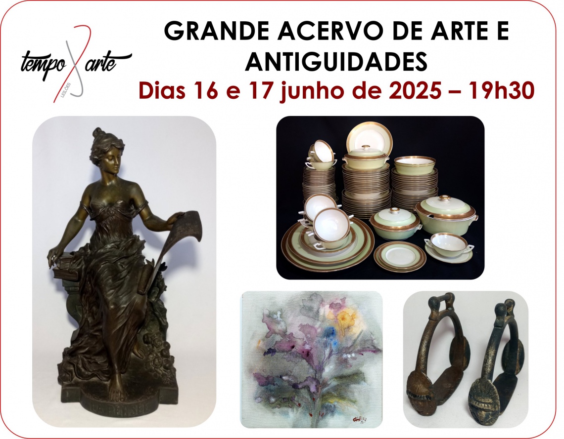 GRANDE ACERVO DE ARTE E ANTIGUIDADES