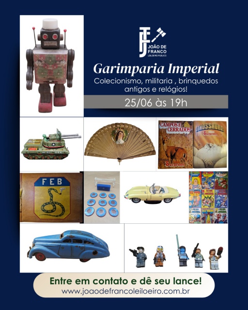 LEILÃO DE COLECIONISMO GARIMPARIA IMPERIAL
