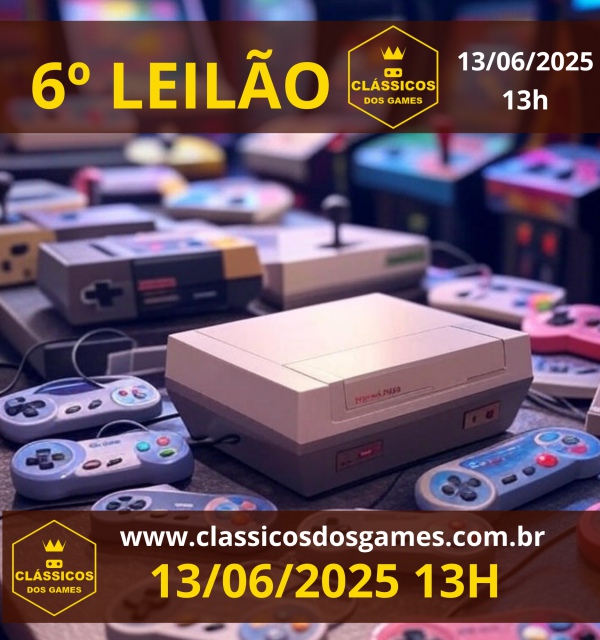 6º Leilão Clássicos dos Games