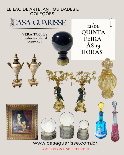 LEILÃO DE ARTE, ANTIGUIDADES E COLEÇÕES