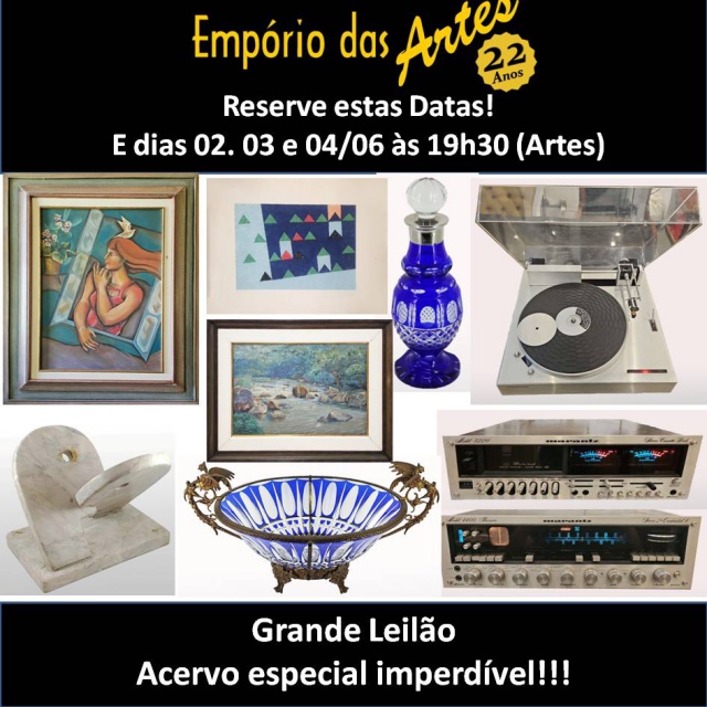 LEILÃO ESPECIAL DE ARTE DO EMPÓRIO DAS ARTES
