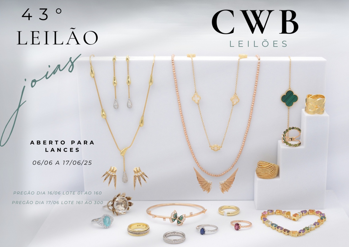 43º LEILÃO CWB JOIAS DE LUXO