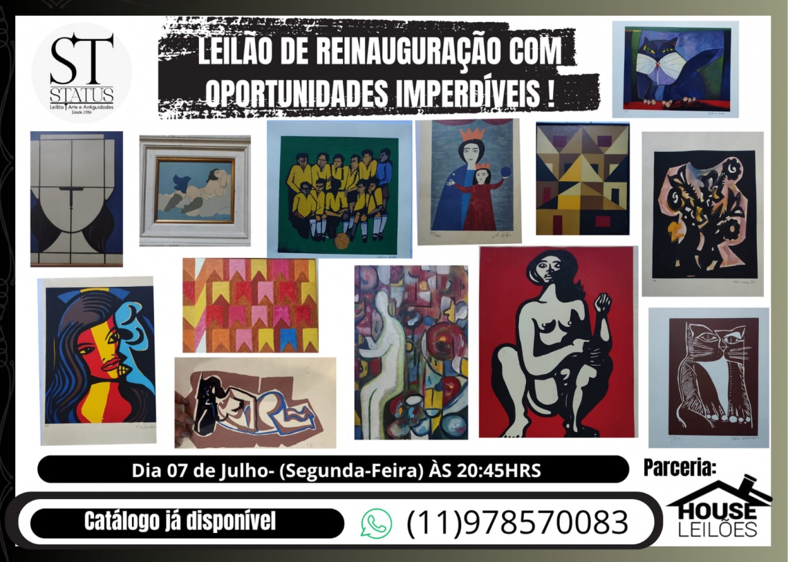 LEILÃO DE REINAUGURAÇÃO COM OPORTUNIDADES IMPERDÍVEIS