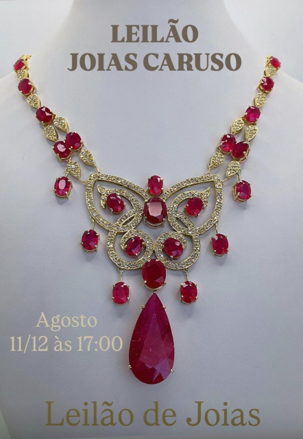 131º LEILÃO JOIAS CARUSO - JOIAS EM OURO 18 K E PRATA 925 (VERDE)