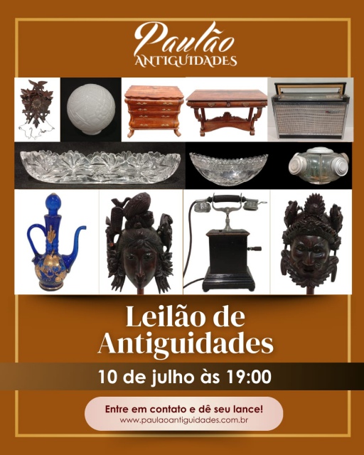 LEILÃO DE ARTE E ANTIGUIDADES -  JULHO 2025