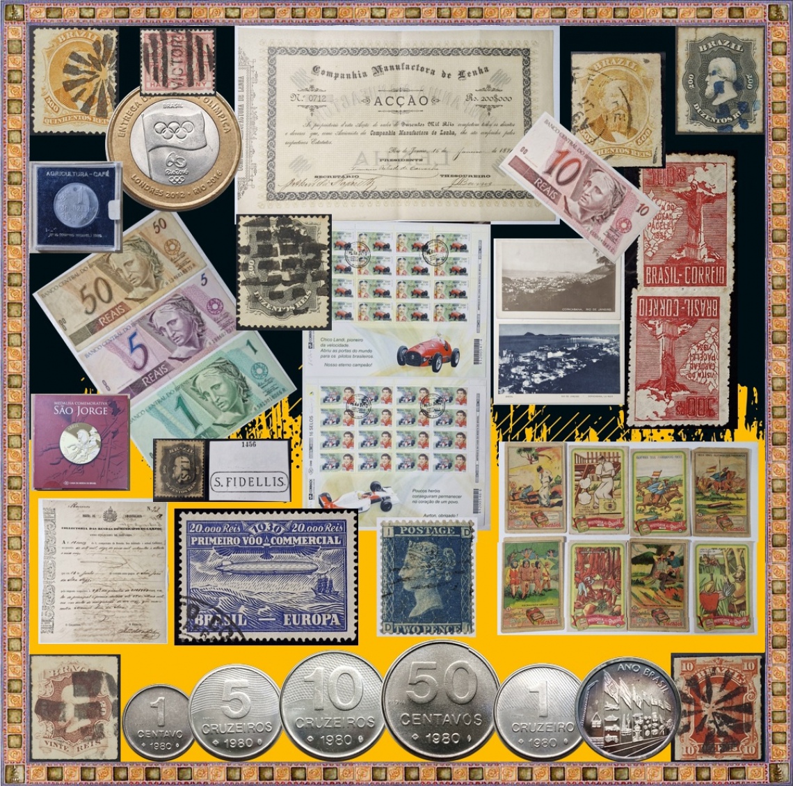 Leilão de Colecionismo em Numismática, Filatelia e Afins