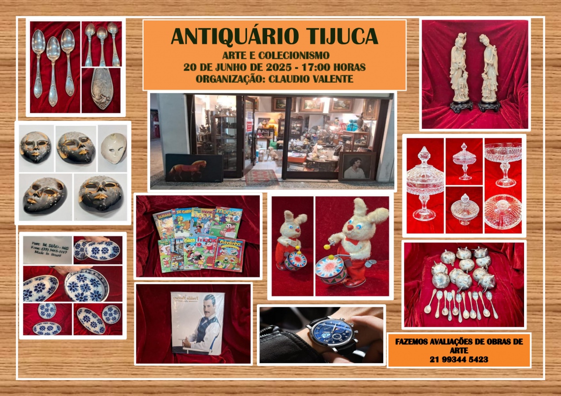 ANTIQUÁRIO TIJUCA LEILÕES - LEILÃO DE ARTE E ANTIGUIDADES