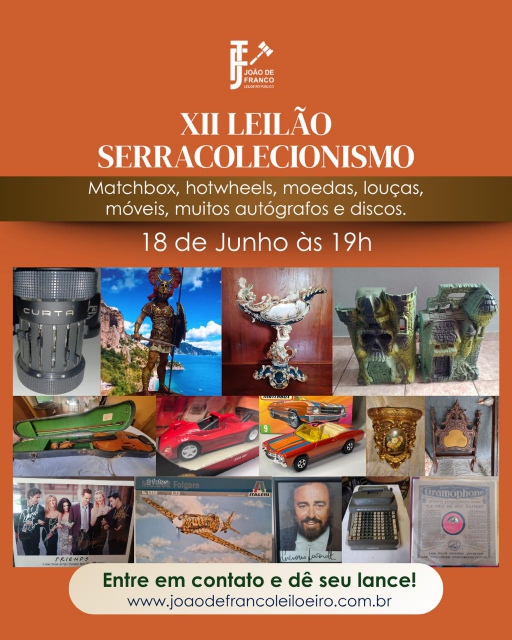 XII LEILÃO Serra Colecionismo - Matchbox pneus borracha, Hotwheels 1/43, Móveis antigos, Moedas, etc