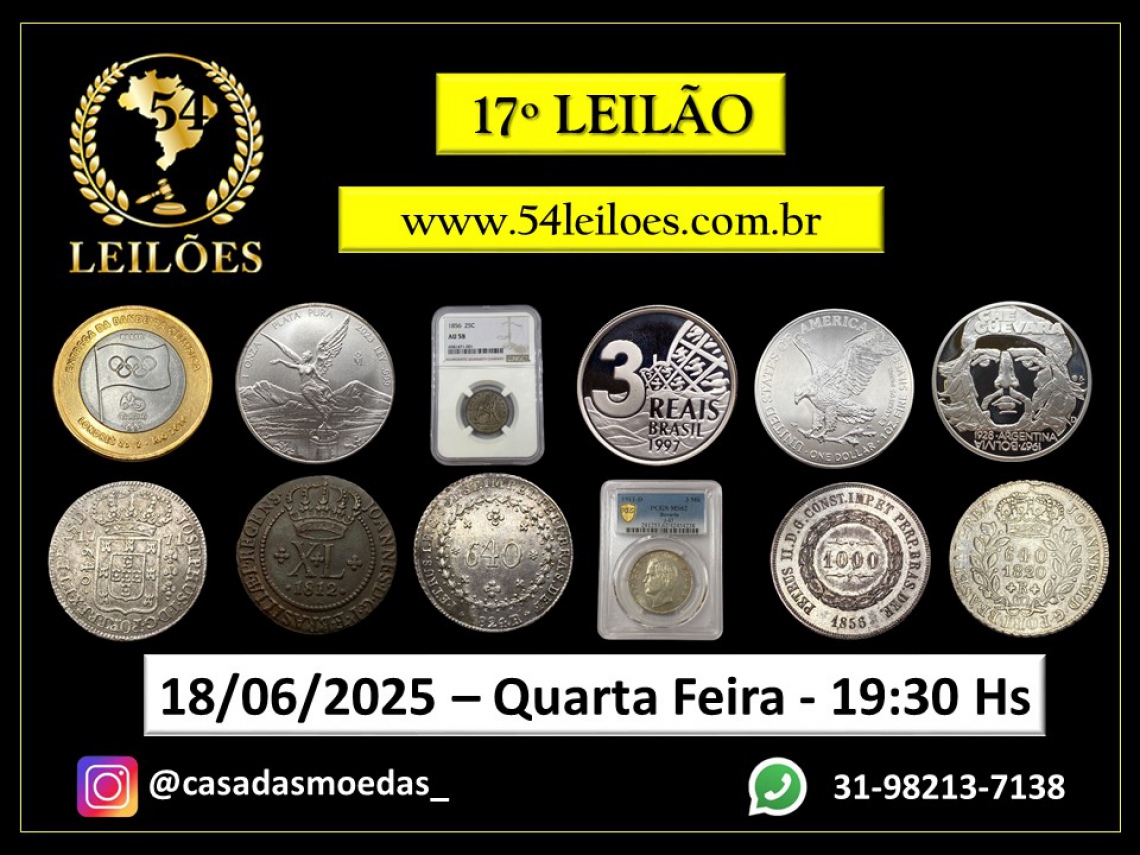 17º LEILÃO DE NUMISMÁTICA