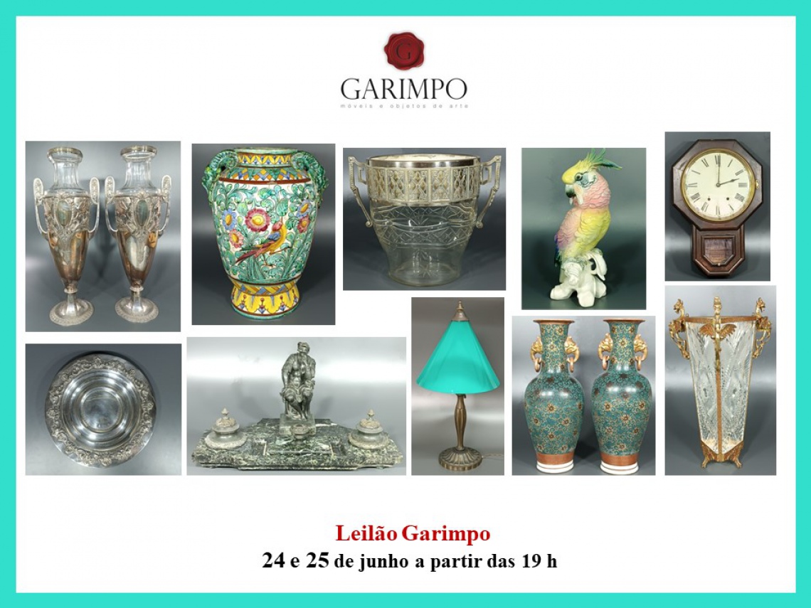 LEILÃO DE ARTE E ANTIGUIDADES - 24 e 25 de JUNHO