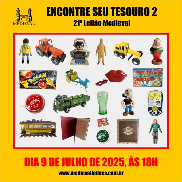 Encontre  Seu Tesouro  2 - 21º  Leilão Medieval