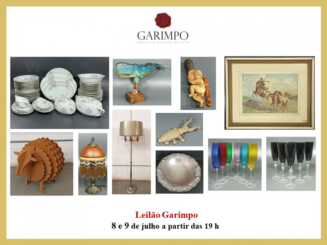 LEILÃO DE ARTE E ANTIGUIDADES - 8 e 9 de Julho