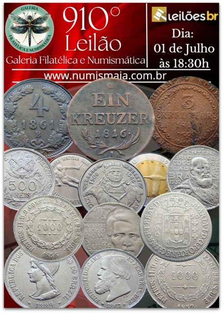 910. Leilão Galeria Filatélica e Numismática