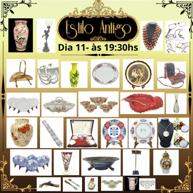 ESTILO ANTIGO LEILÕES DE  ANTIGUIDADES, PORCELANAS, JOIAS, BIJUTERIAS, COLECIONISMO E DECORAÇÃO