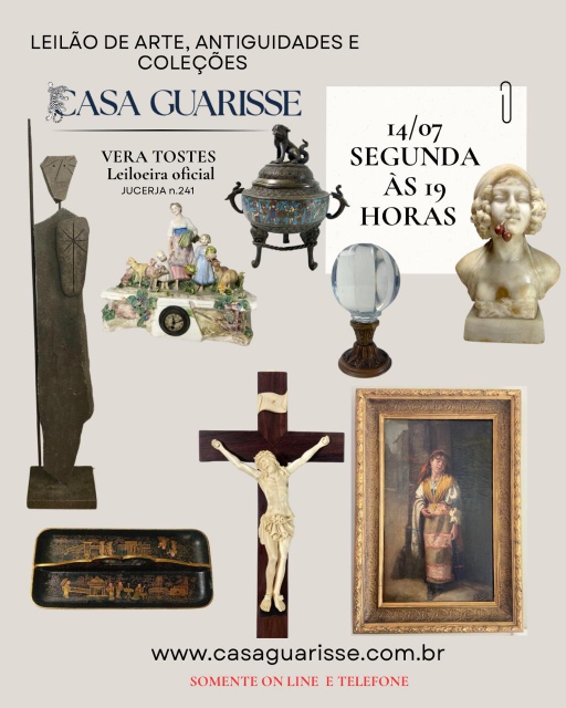 LEILÃO DE ARTE, ANTIGUIDADES E COLEÇÕES