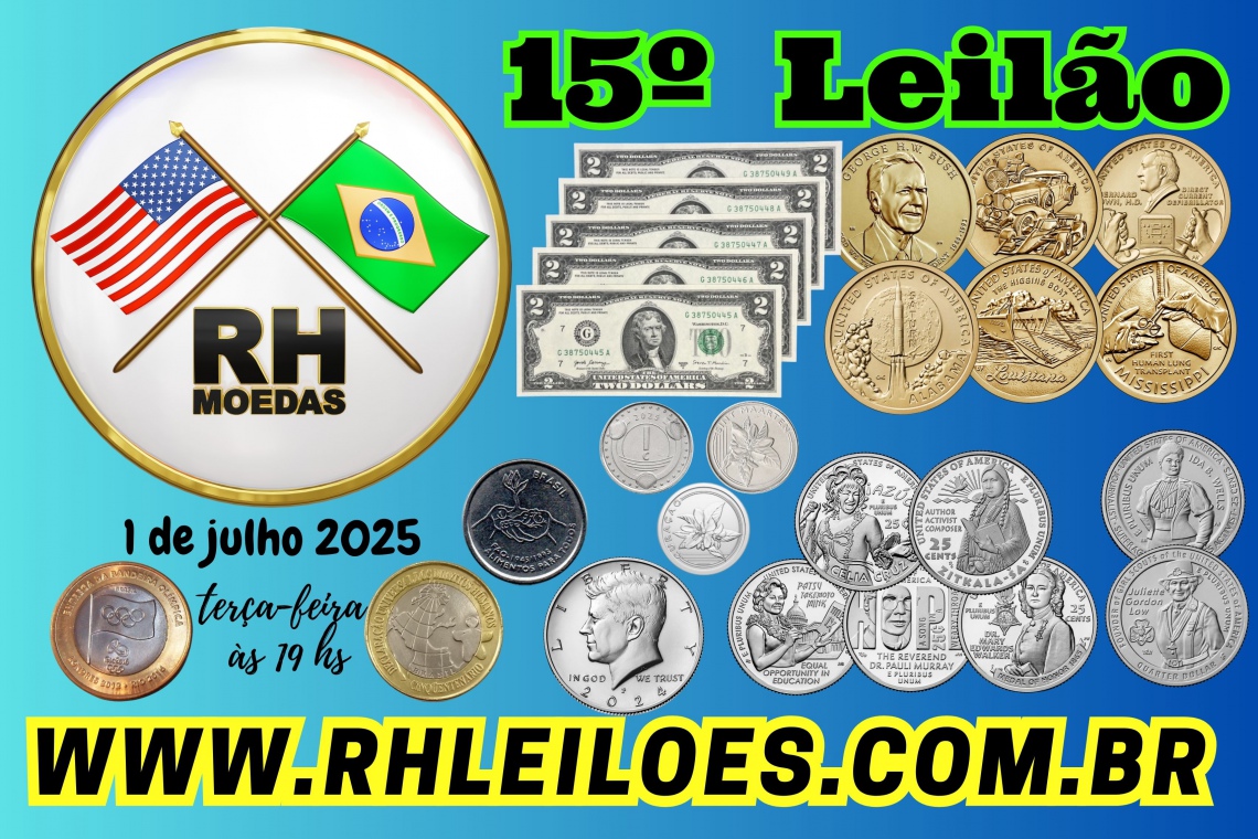 15º Leilão RH Moedas