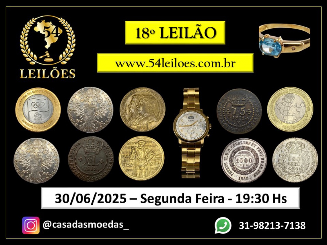 18º LEILÃO DE NUMISMÁTICA