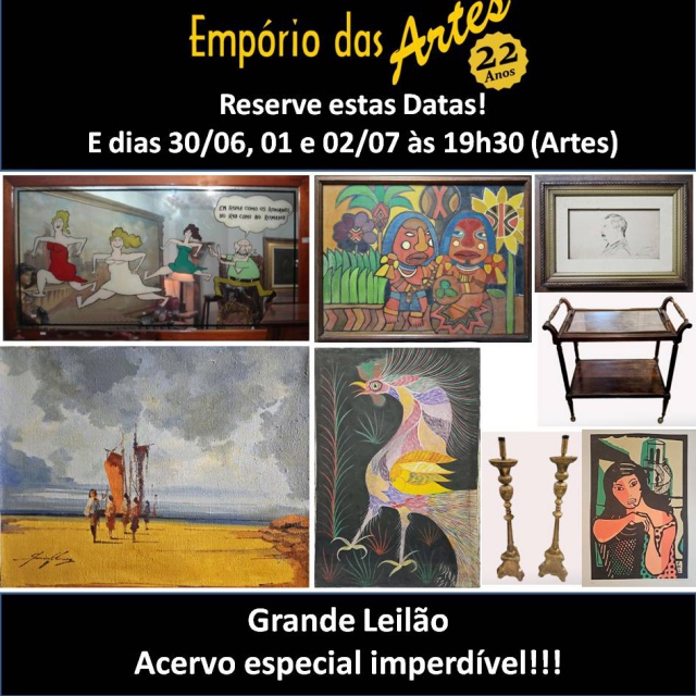 LEILÃO ESPECIAL DE ARTE DO EMPÓRIO DAS ARTES