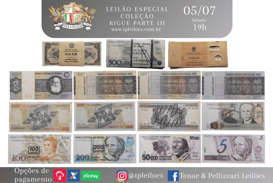 Leilão Especial - Coleção Rigue - Parte III