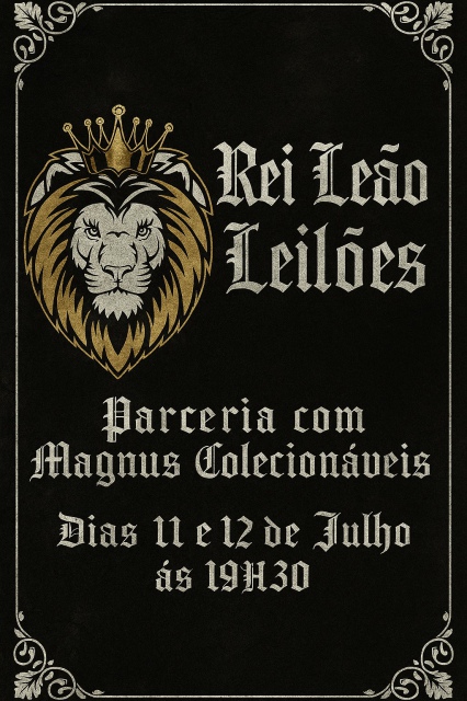 Rei Leão Leilões - Parceria Magnus colecionáveis