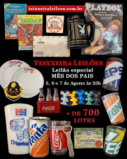 LEILÃO ESPECIAL DE DIA DOS PAIS - MULTICOLECIONISMO