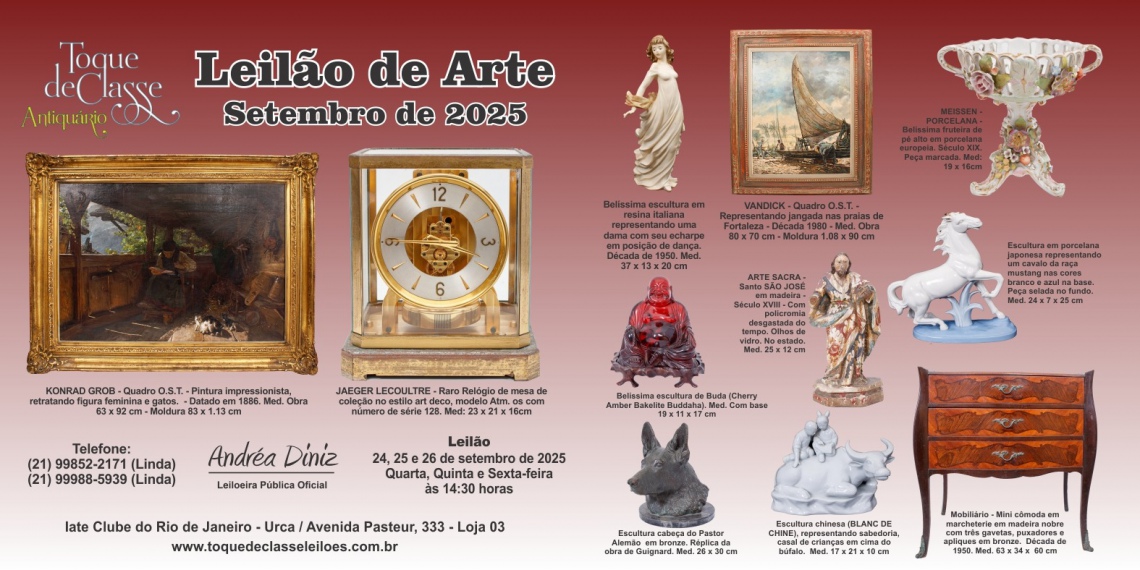 LEILÃO DE ARTE E ANTIGUIDADES