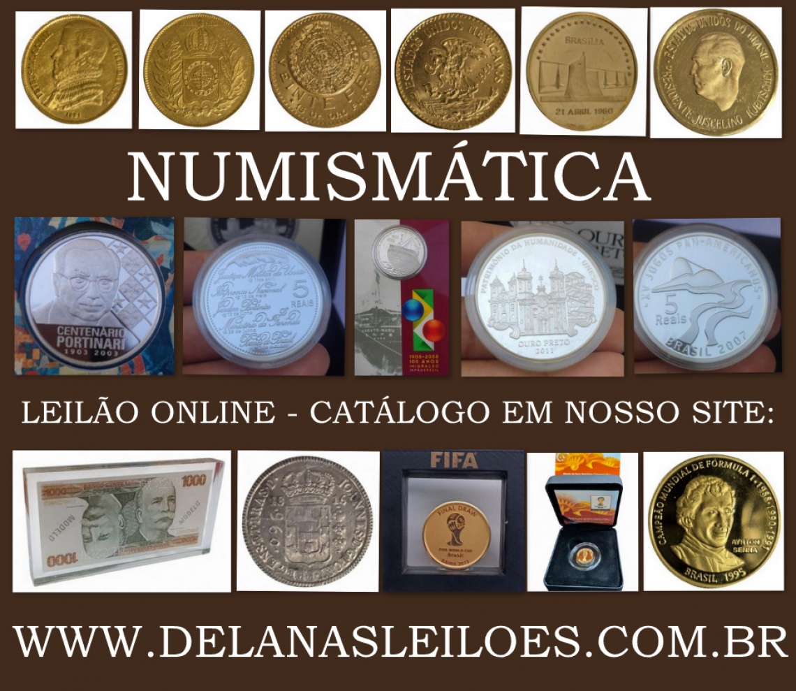 LEILÃO JULHO/2025 - DELANAS COLEÇÕES