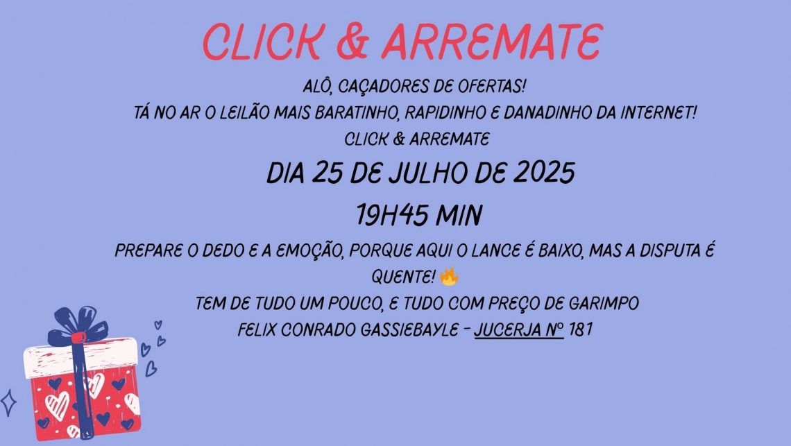 LEILÃO DE ARTE E ANTIGUIDADES  CLICK & ARREMATE