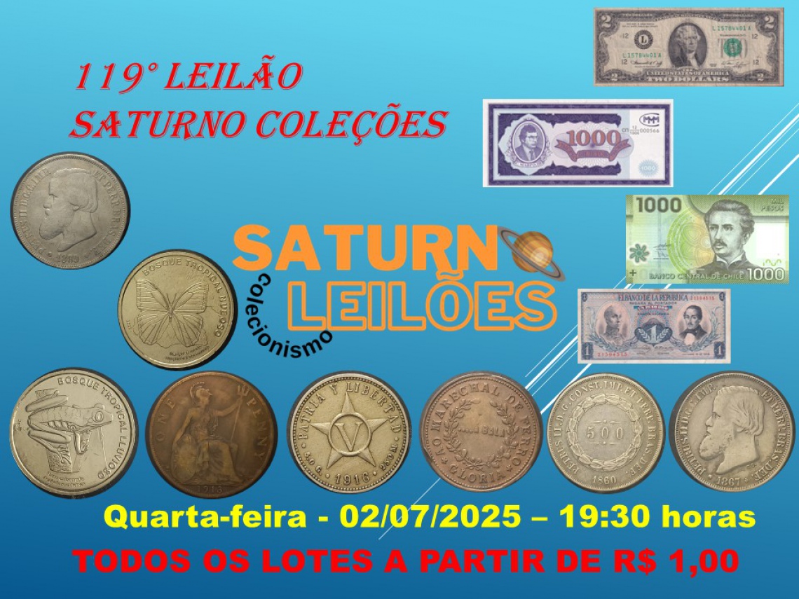 119º LEILÃO SATURNO LEILÕES