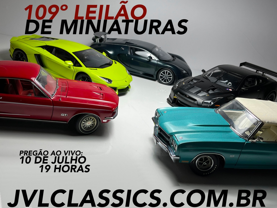109º Leilão de Miniaturas JVL Classics - 1/18 Premium