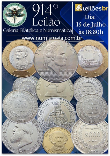 914. Leilão Galeria Filatélica e Numismática
