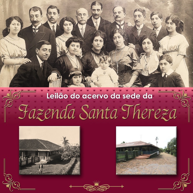 LEILÃO FAZENDA SANTA THEREZA -  HERDADE FAMILIAS MONTEIRO DE BARROS, SILVA PRADO E MELLO FRANCO