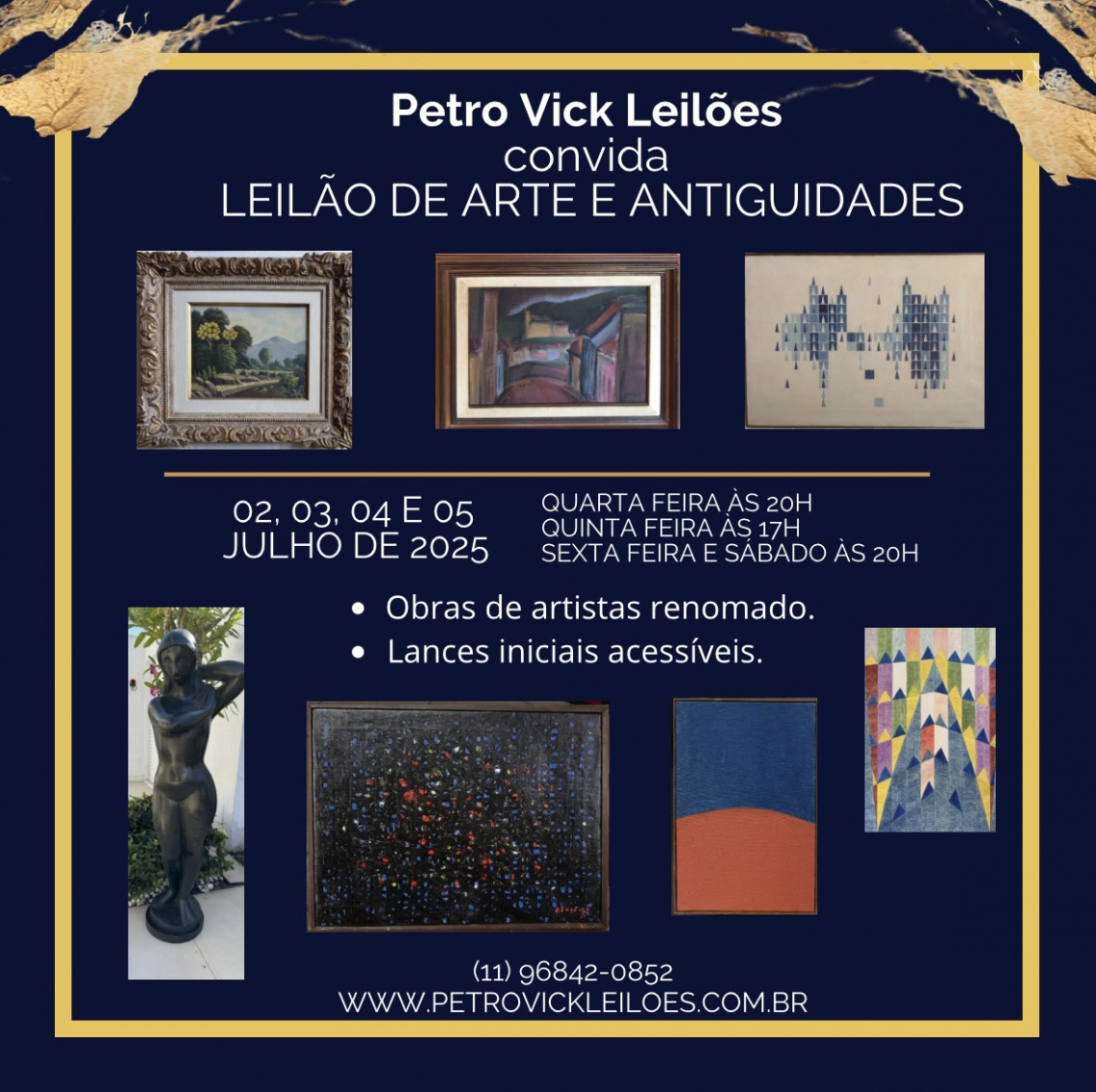 LEILÃO DE ARTE E ANTIGUIDADES