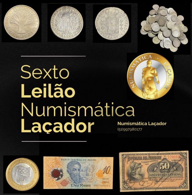 6º LEILÃO MOEDAS - Numismatica Laçador