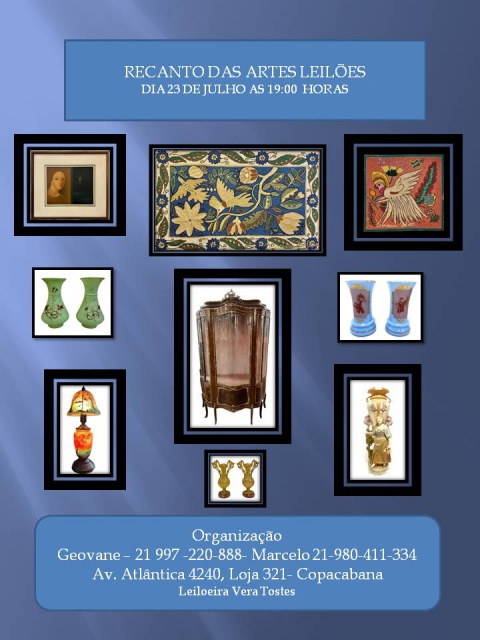LEILÃO DE ARTE E ANTIGUIDADES