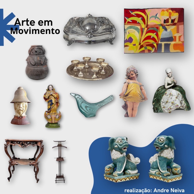 LEILÃO DE ANTIGUIDADES ARTE EM MOVIMENTO PARTE 3