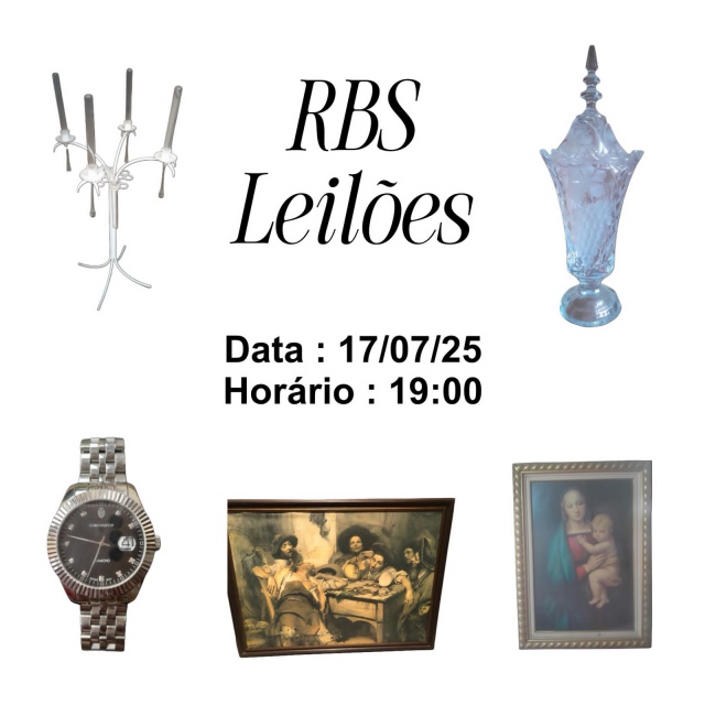 RBS  LEILÕES - LEILÃO DE ARTE E ANTIGUIDADES - PETRÓPOLIS - RJ
